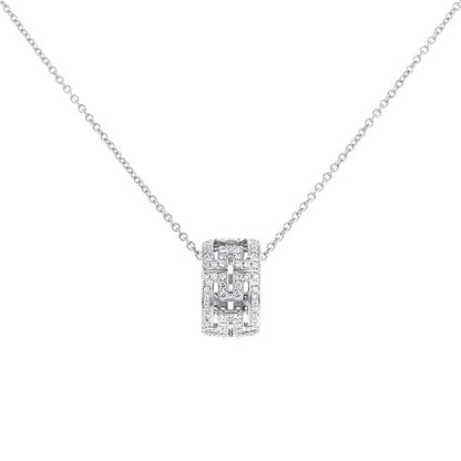 [GALE]PARENTESI NECKLACE SILVER DIAMOND