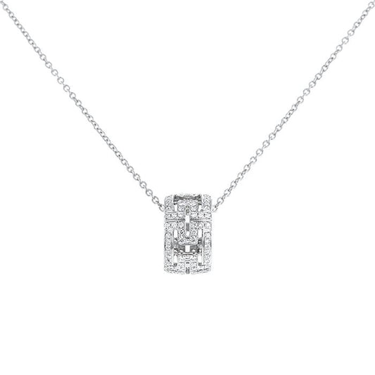 [GALE]PARENTESI NECKLACE SILVER DIAMOND