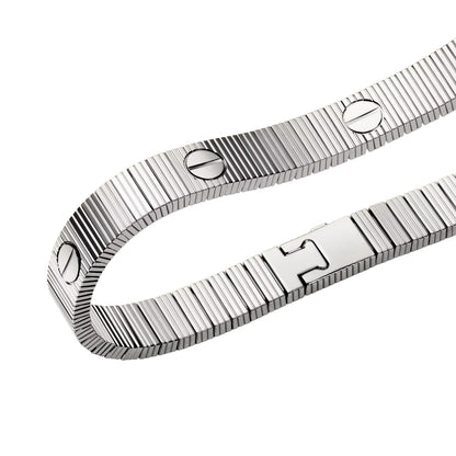 [GALE]Clover & Love Sliver 2-Piece Bracelet Stack Set