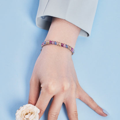 [GALE]Sparkling Exquisite Multi Cut Party Bracelet