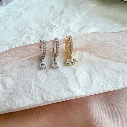 [NOVO]ラグジュアリーな幾何学模様のドロップイヤリング