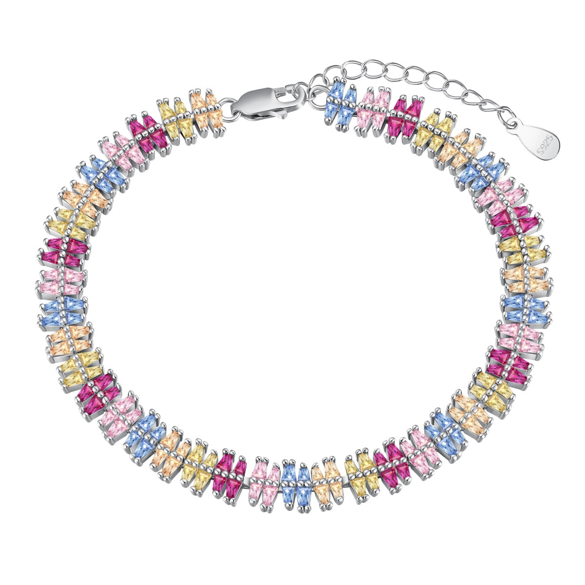 [GALE]Sparkling Exquisite Multi Cut Party Bracelet