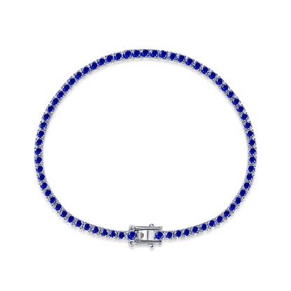 [NOVO] Funkelndes, farbenfrohes Armband mit rundem Schliff für jeden Tag