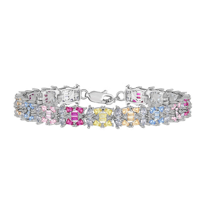 [GALE]Delicate Colorful Multi Cut Party Bracelet