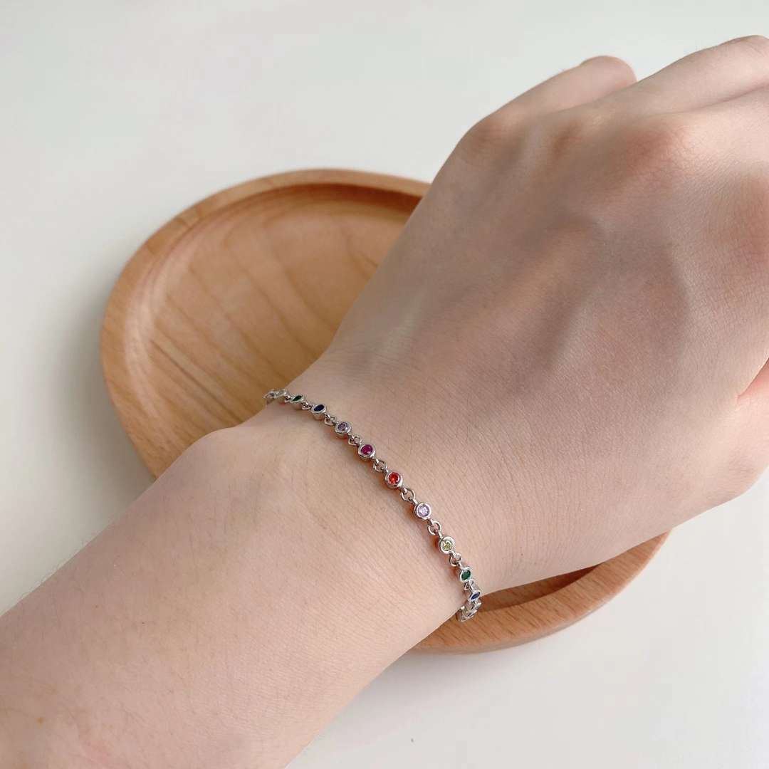 [GALE]Colorful Bead Array Bracelet
