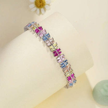 [GALE]Sparkling Exquisite Multi Cut Party Bracelet