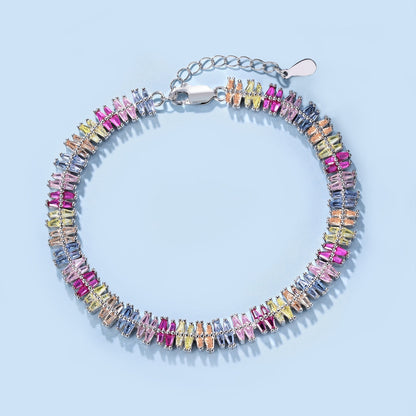 [GALE]Sparkling Exquisite Multi Cut Party Bracelet