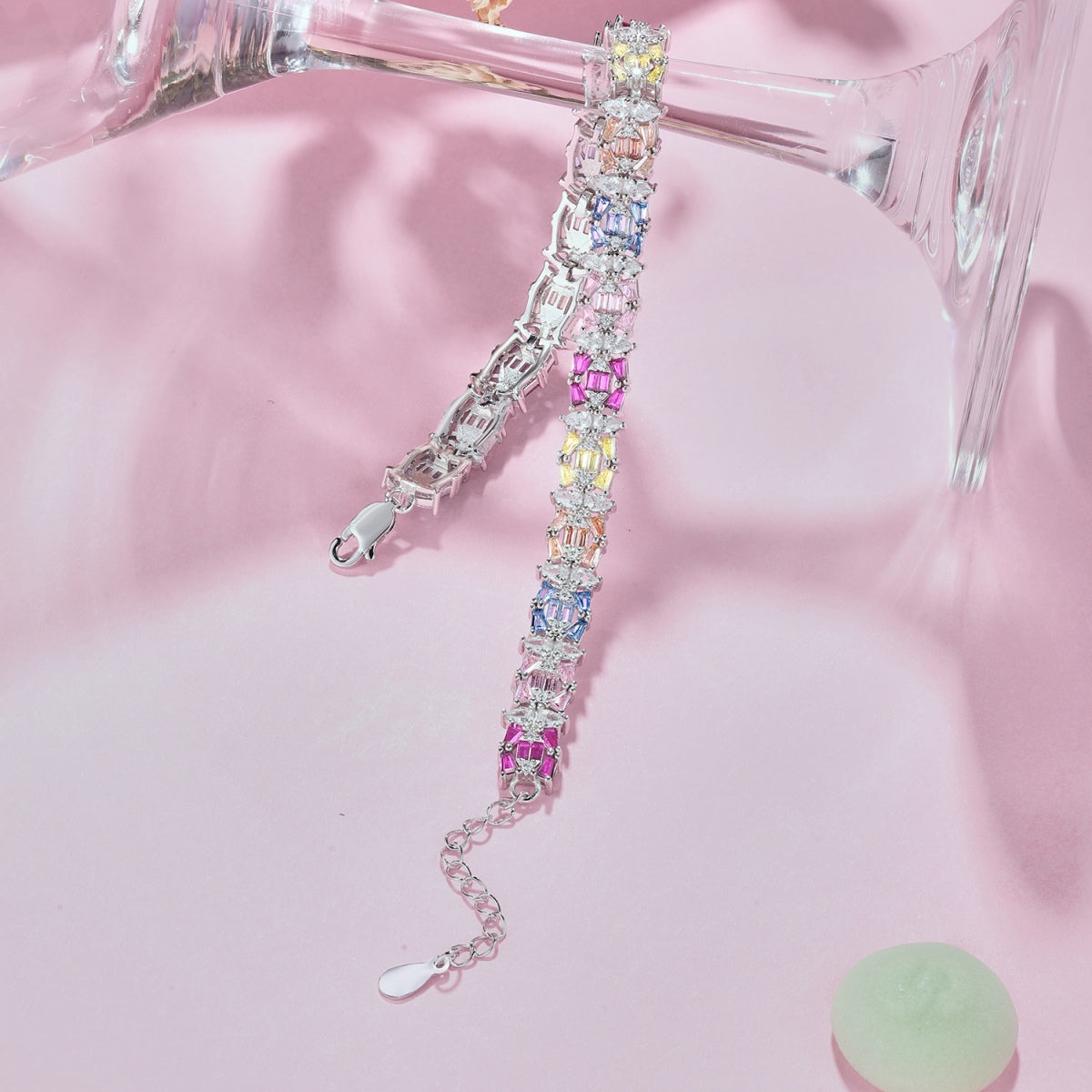 [GALE]Delicate Colorful Multi Cut Party Bracelet