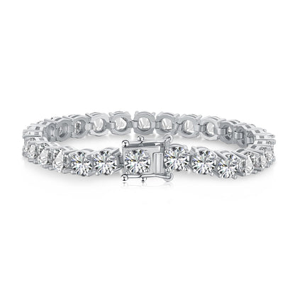 [GALE]0.75 Carat Dazzling Round Cut Wedding Bracelet