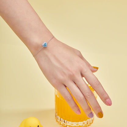 [NOVO] Funkelndes romantisches Armband in Herzform für Verliebte