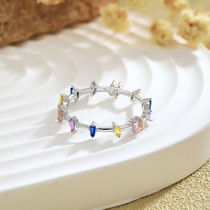 [NOVO]ユニークな台形カットのデイリーリング