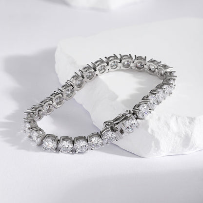 [GALE]0.75 Carat Dazzling Round Cut Wedding Bracelet