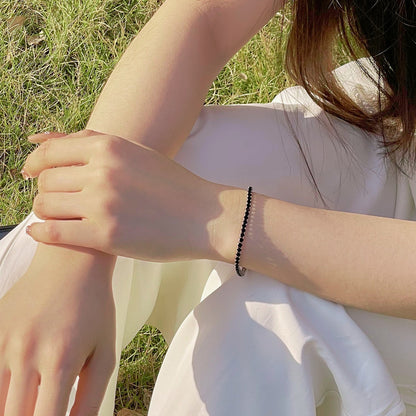 [NOVO]輝くカラフルなラウンドカットパーティーブレスレット