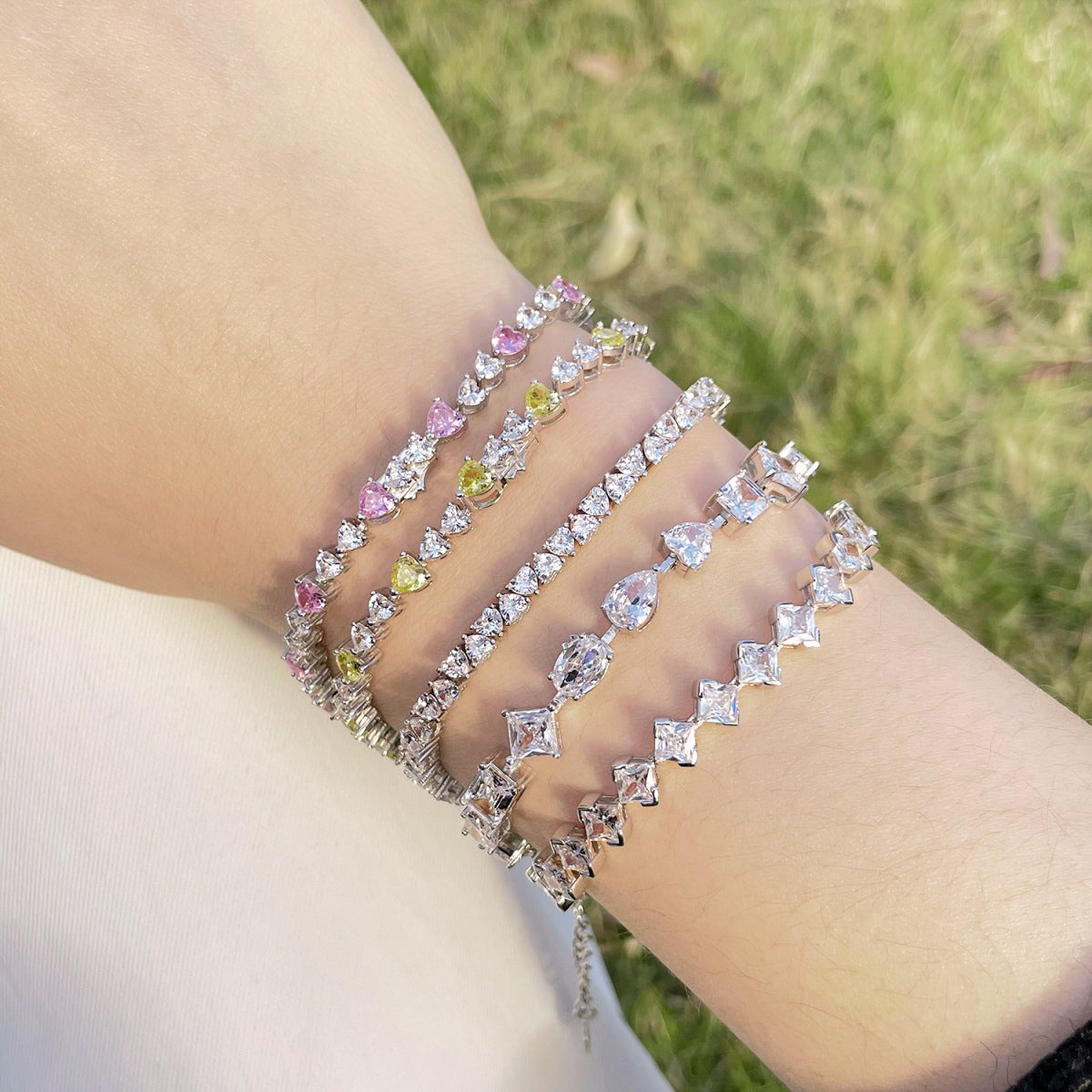 [NOVO] Funkelndes romantisches Armband in Herzform für Verliebte