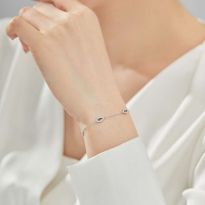 [NOVO]イーブルアイシェイプペンダントネックレス