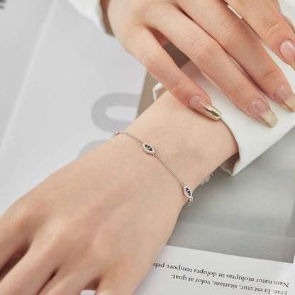 [NOVO]イーブルアイシェイプペンダントネックレス