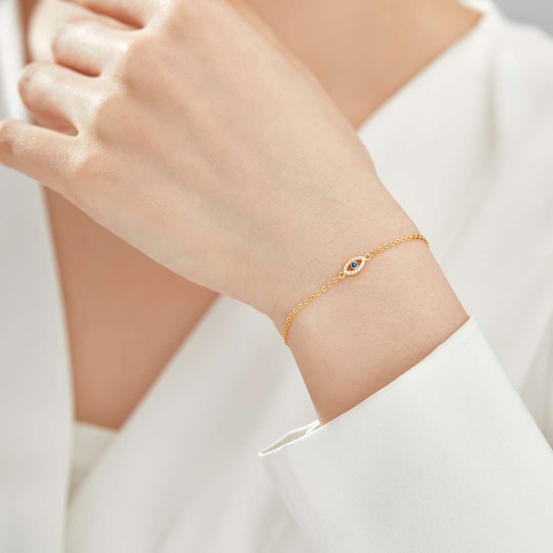 [NOVO]イーブルアイシェイプネックレス