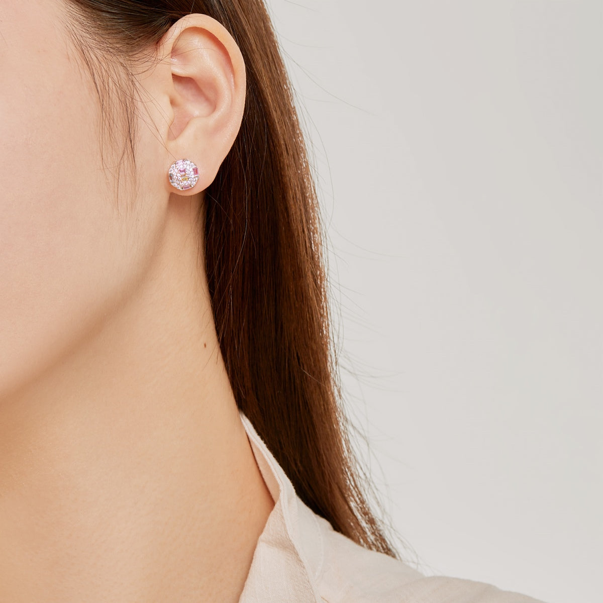 [NOVO]Verzierte, farbenfrohe, achteckige Ohrringe für jeden Tag