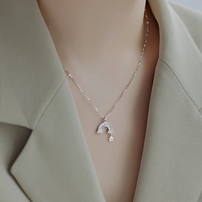 [NEU] Einzigartige Regenbogenstern-Halskette