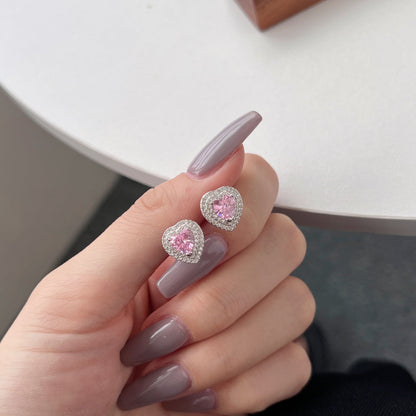 [NOVO] Funkelnde herzförmige Liebesohrringe