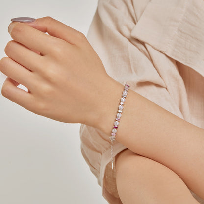 [GALE]Radiant Colorful Round Shape Daily Bracelet