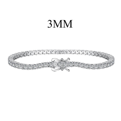 [GALE]Dainty Charming Round Cut Tennis Bracelet