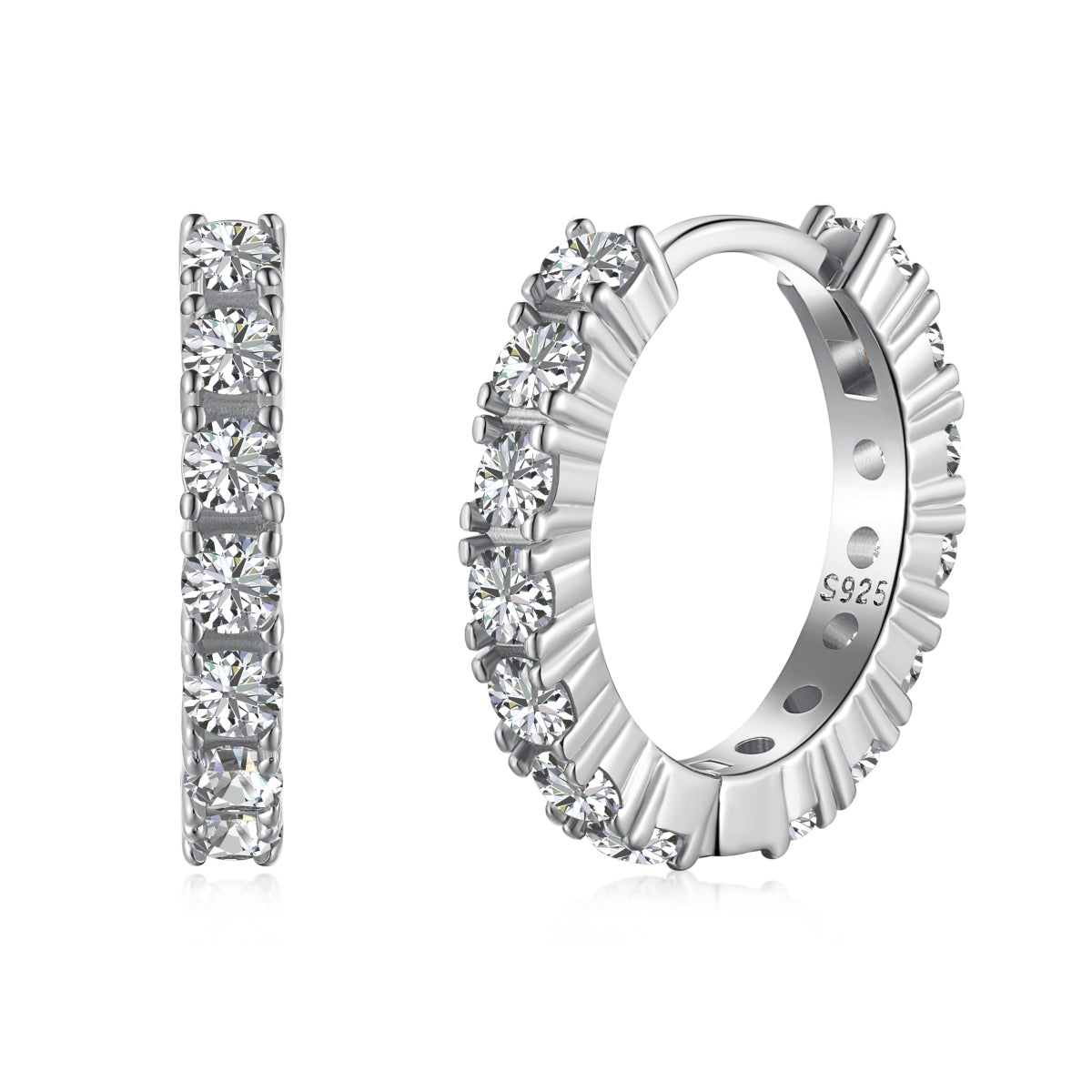 [NOVO]輝くカラフルラウンドカットイヤリング