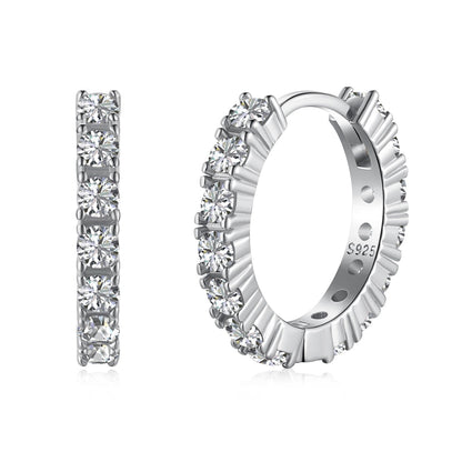 [NOVO]輝くカラフルラウンドカットイヤリング