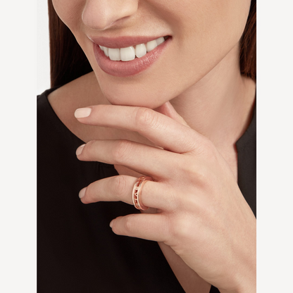 [GALE]ZERO 1 ONE-BAND WITH OPENWORK LOGO SPIRAL RING