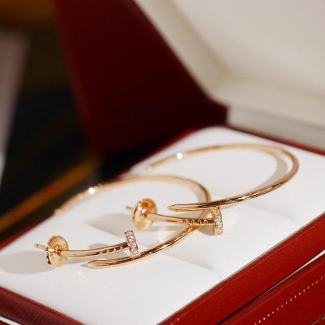 [NOVO]JUSTE OHRRINGE MIT DIAMANTEN, 1,8 MM 