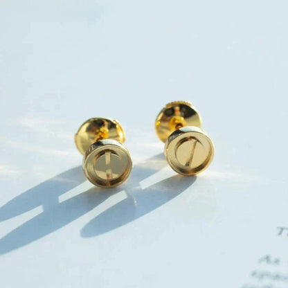 [GALE]LOVE EARRINGS GOLD 10MM