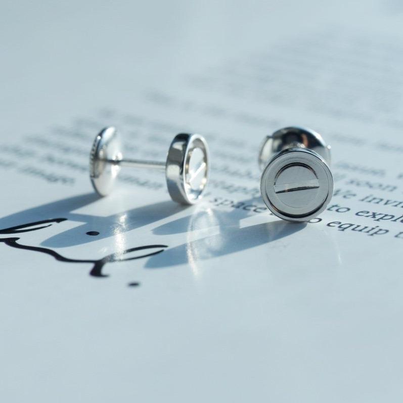 [GALE]LOVE EARRINGS SILVER 10MM