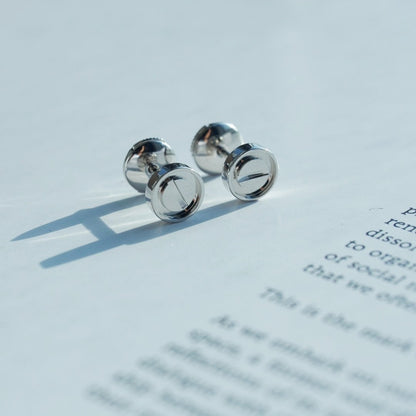 [GALE]LOVE EARRINGS SILVER 10MM