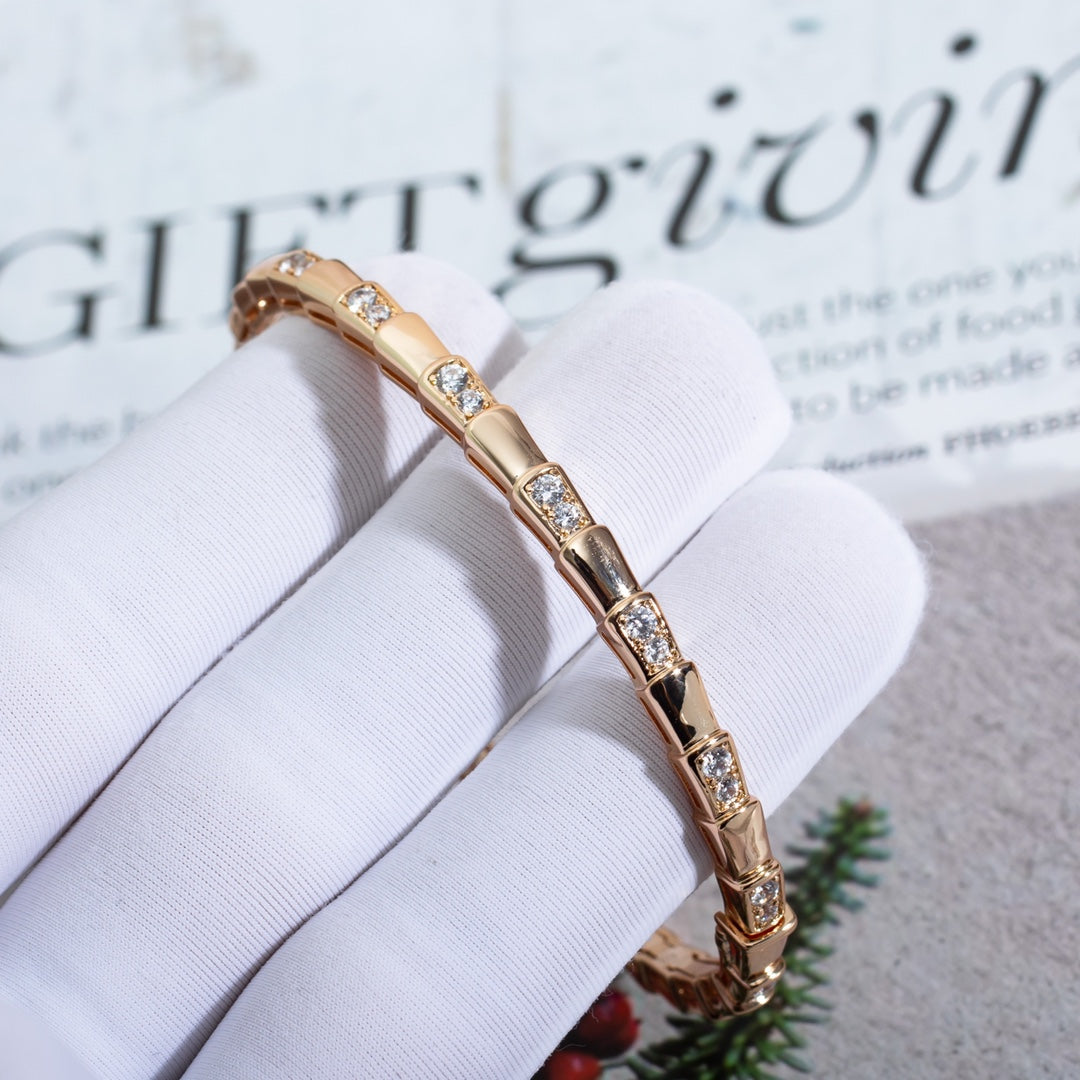 [GALE]SERPENTI BRACELET PINK GOLD DIAMOND