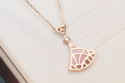 [GALE]DREAM NECKLACE PINK MOP DIAMOND