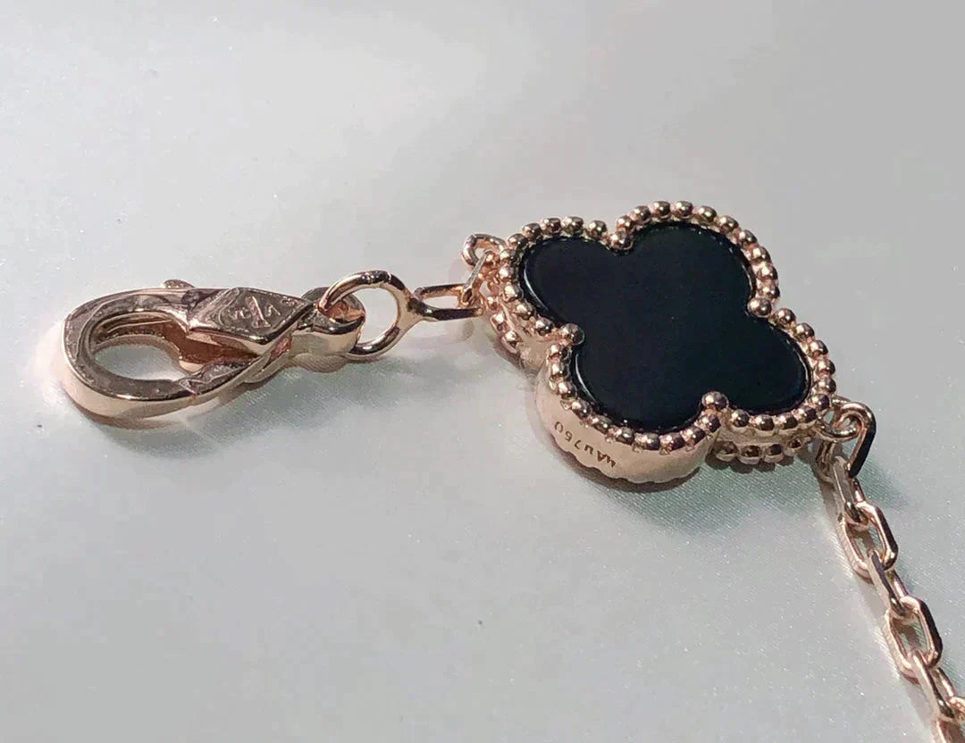 [GALE]CLOVER 5 MOTIFS MULTICOLOR  BRACELET