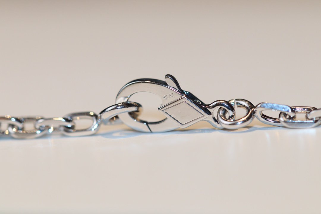 [NOVO]クローバー 20モチーフ オニキス ダイヤモンド シルバー