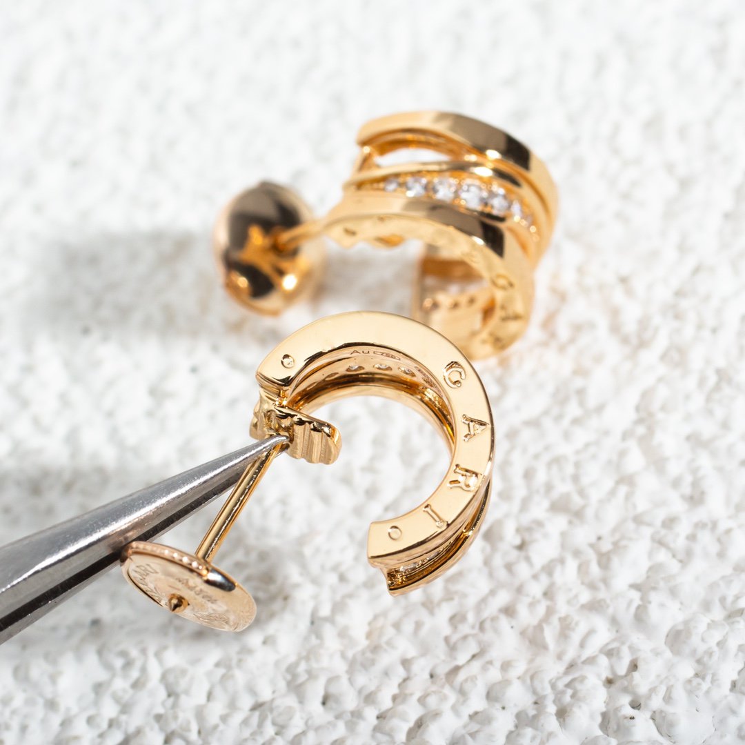 [GALE]ZERO 1 PINK GOLD DIAMONDS EARRINGS