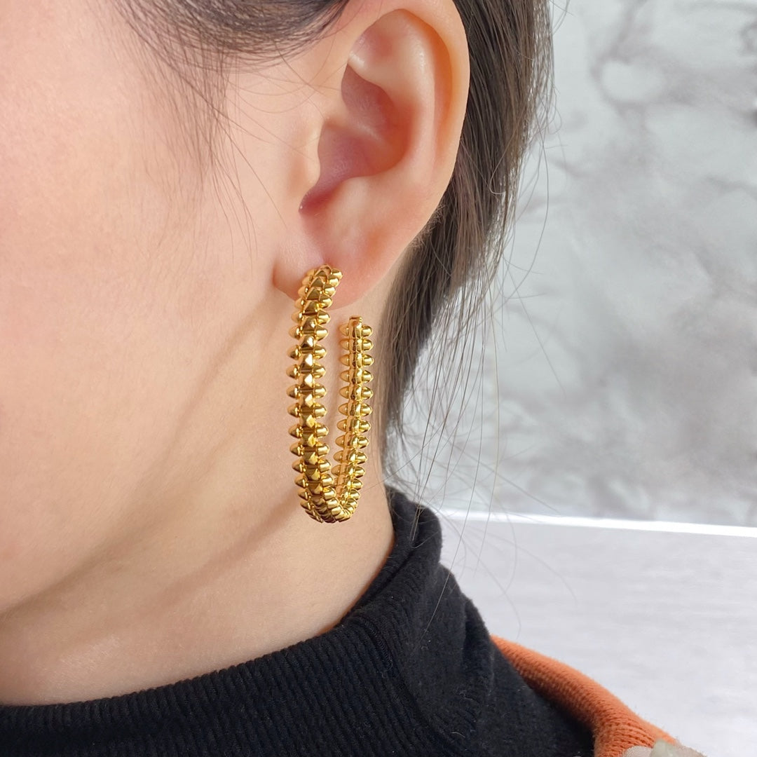 [GALE]CLASH HOOP EARRINGS