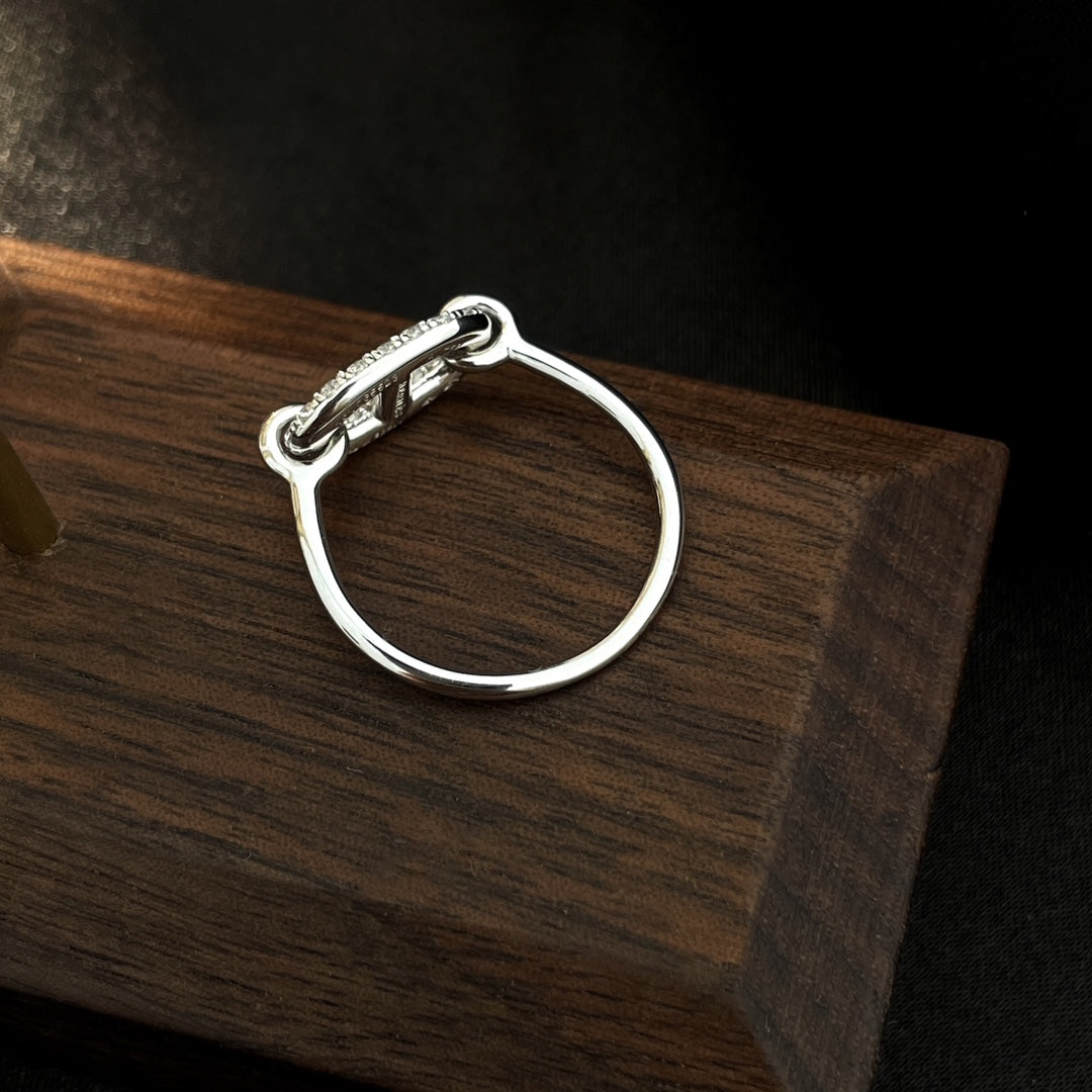 [NOVO]RONDE KLEINER SILBER-DIAMANTRING