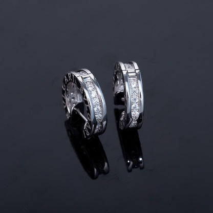 [GALE]ZERO 1 MINI SILVER DIAMOND EARRINGS