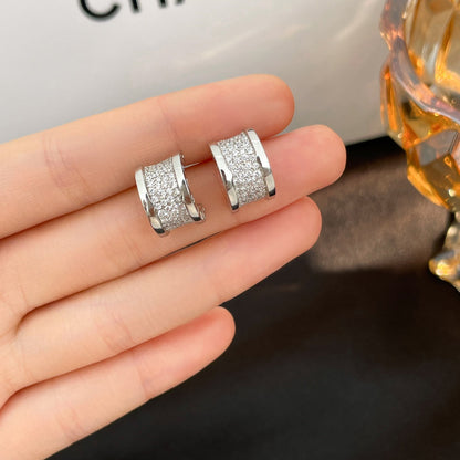 [GALE]ZERO 1 DIAMOND PAVED EARRINGS