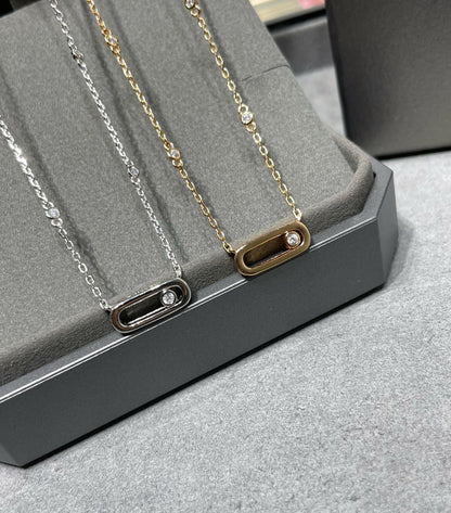 [GALE]MOVE UNO DIAMOND NECKLACE