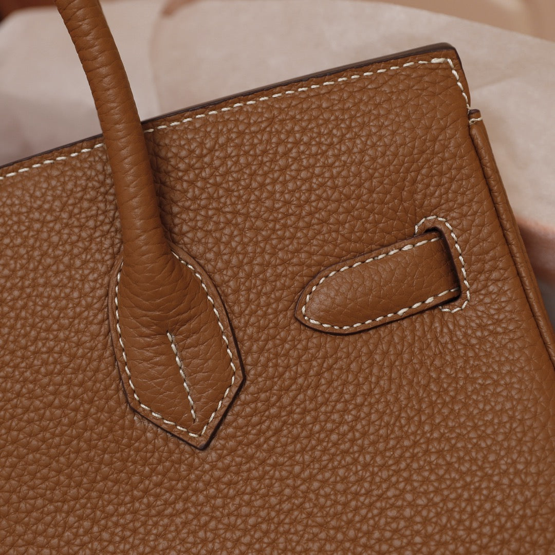 HM BIRKIN BAG 35 BROWN TOGO GOLD HARDWARE