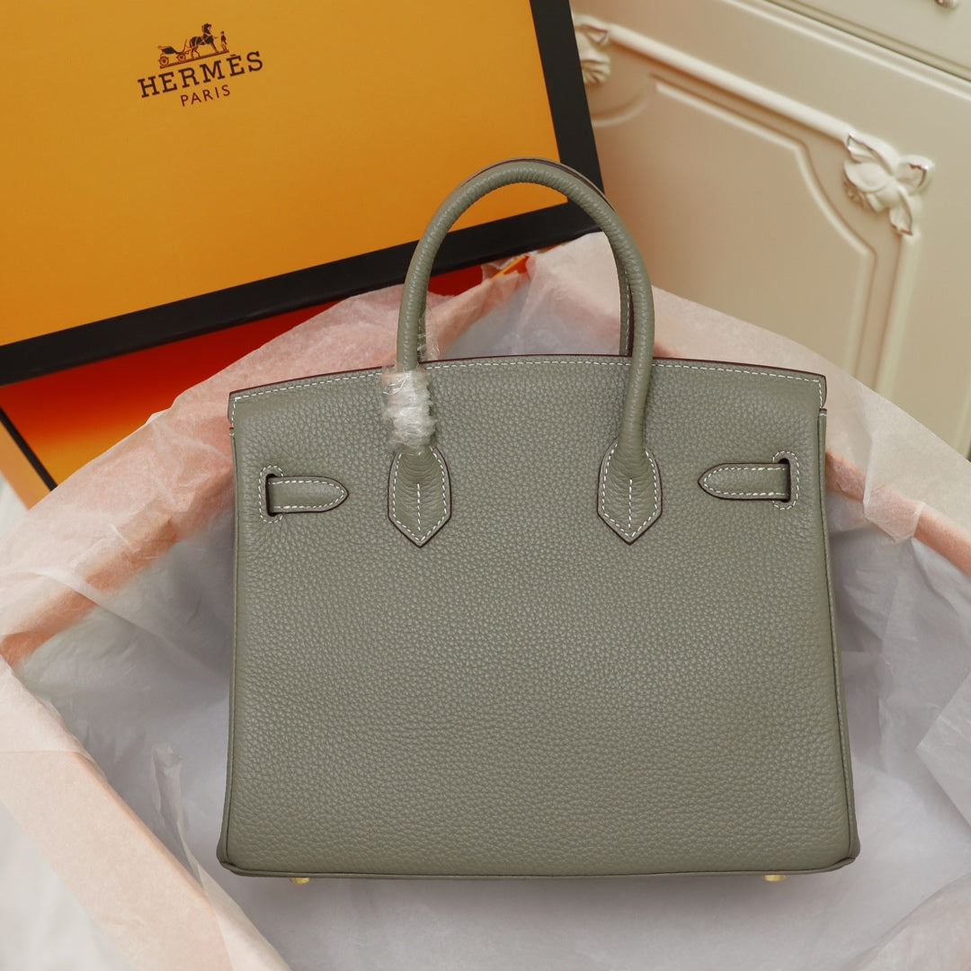 HM BIRKIN BAG 30 OLIVE TOGO GOLD HARDWARE