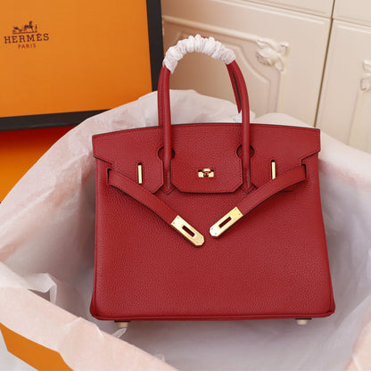 HM BIRKIN BAG 35 CRIMSON TOGO GOLD HARDWARE