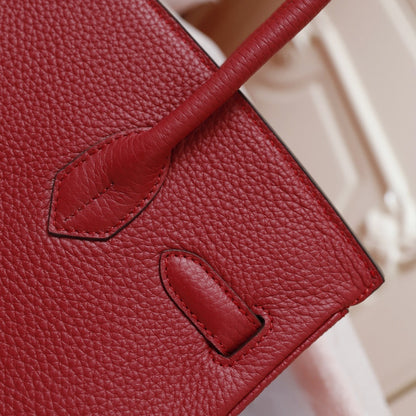 HM BIRKIN BAG 35 CRIMSON TOGO GOLD HARDWARE