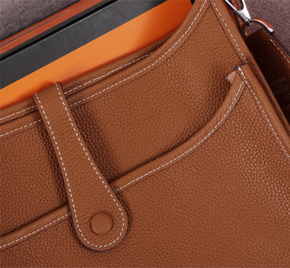 HM EVELYNE BAG 28 RUSSET TOGO