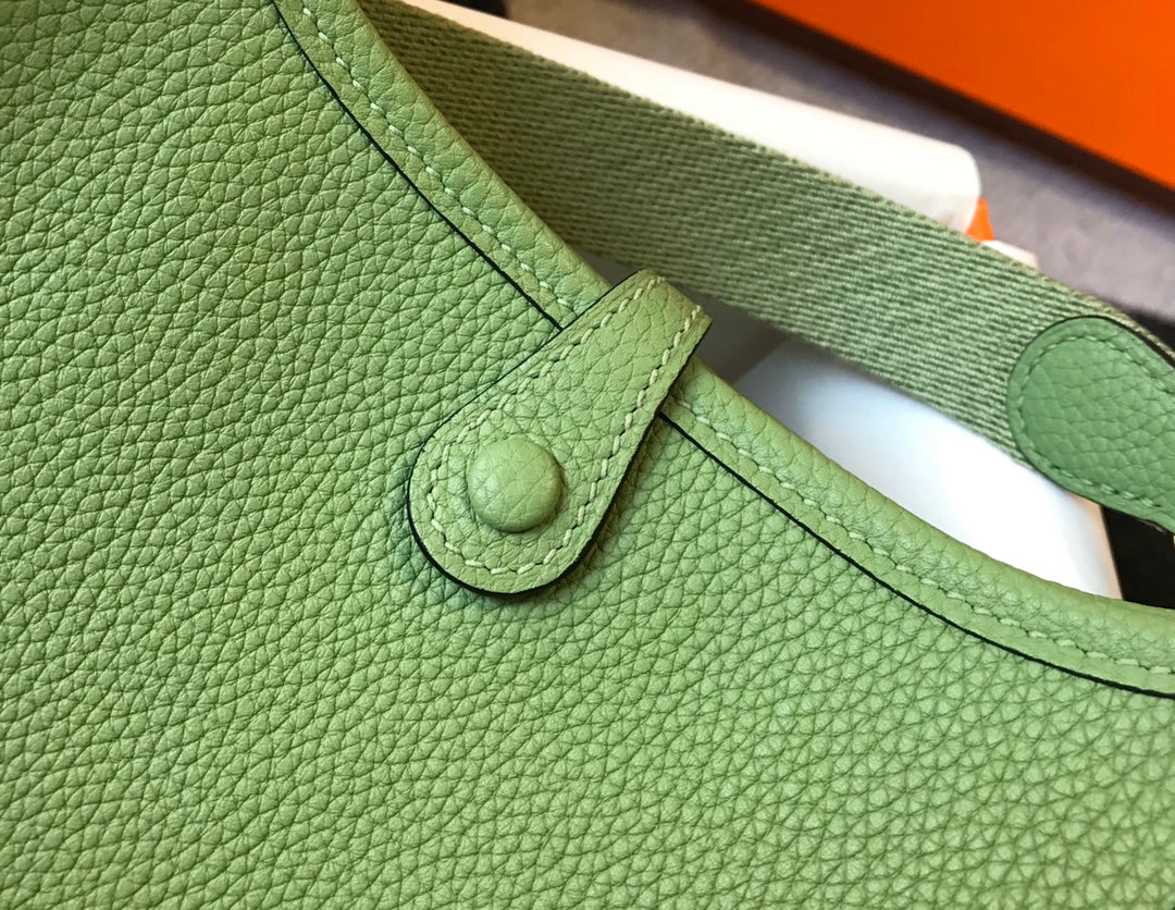 Mini Evelyne 18cm Green Togo Ghw