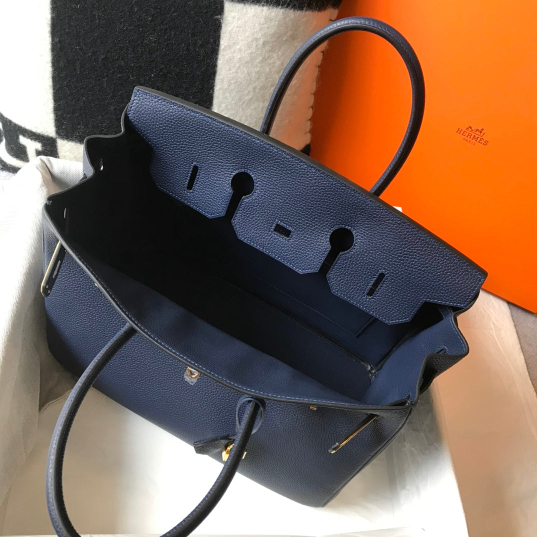 HM BIRKIN 35CM NAVY TOGO LEATHER GOLD HARDWARE